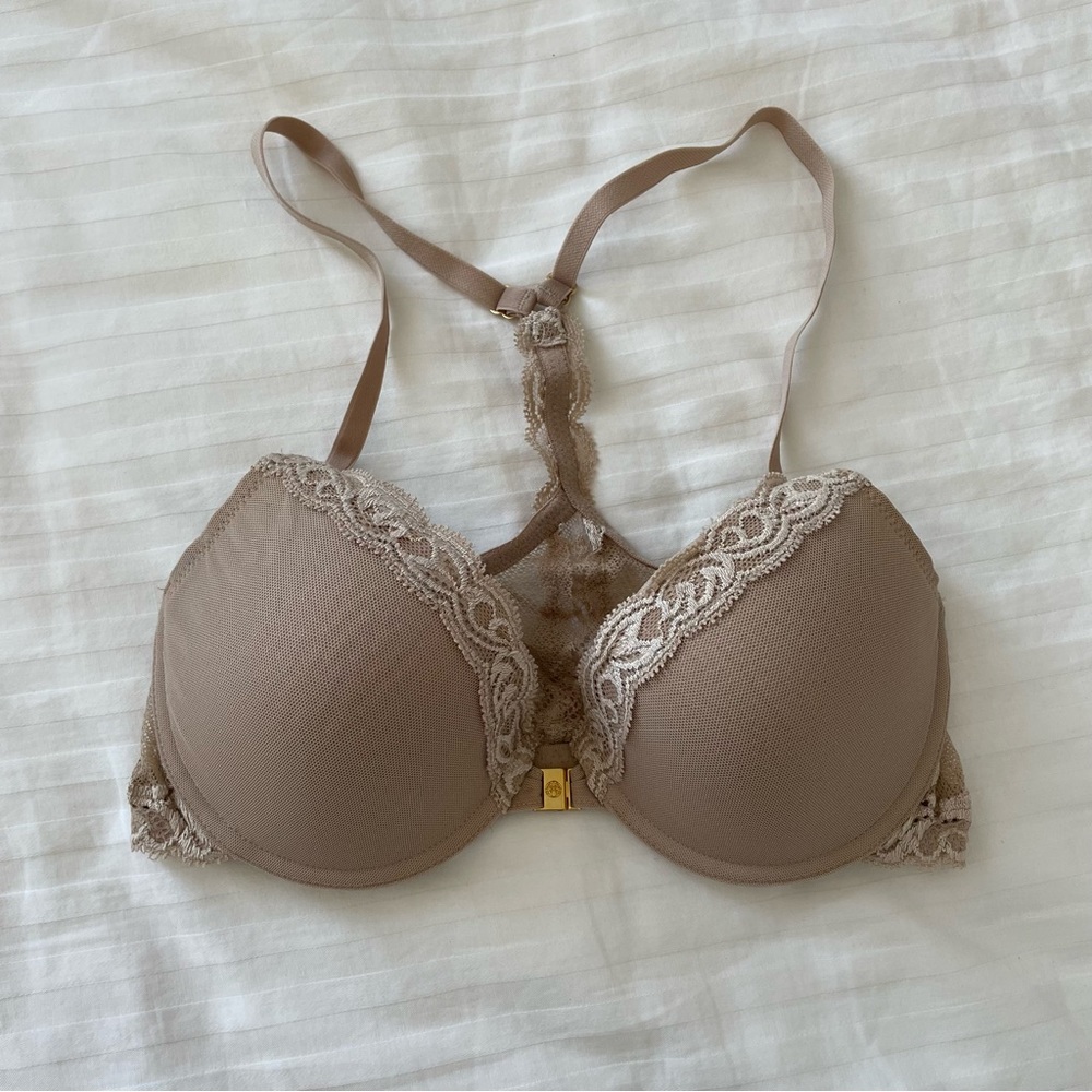 Natori Nude Lace Racerback Bra